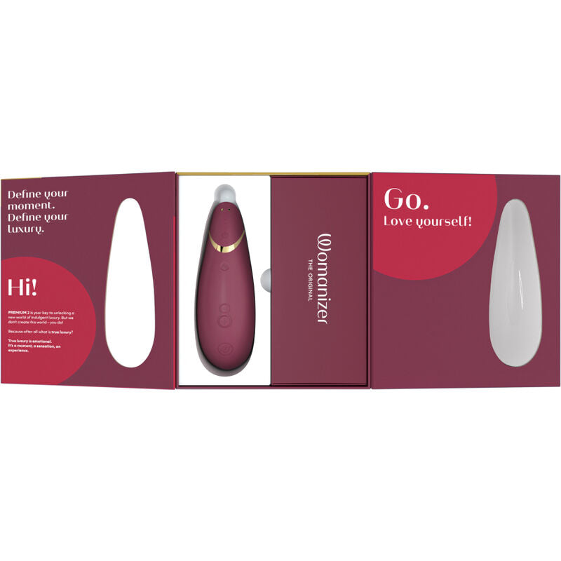 WOMANIZER - STIMULATEUR CLITORAL PREMIUM 2 BORDEAUX