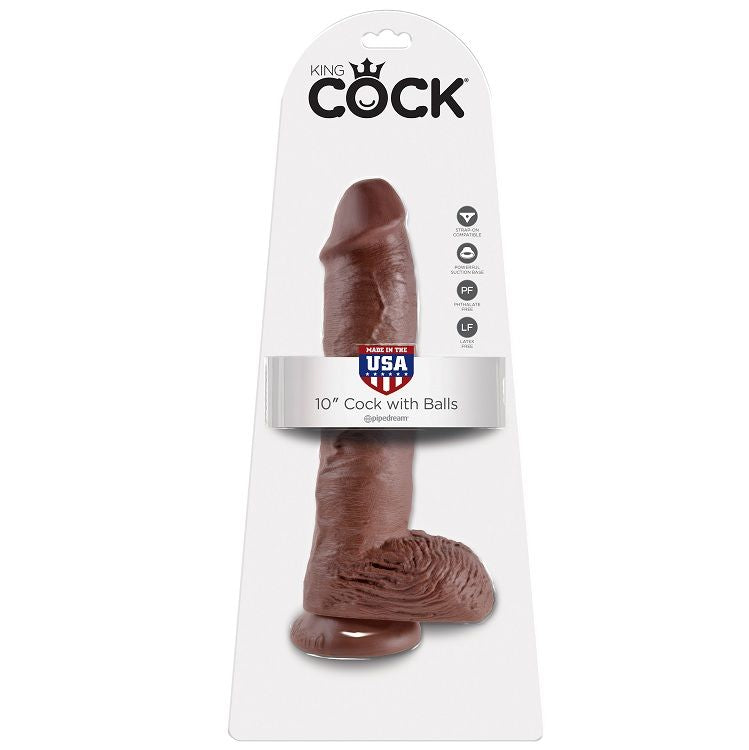 KING COCK 10" COQ AVEC BOULES 25,4 CM